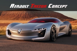 Renault Trezor-Konzept. Auf dem man fahren kann