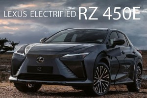 Elektryczny crossover klasy premium RZ 450e od Lexus